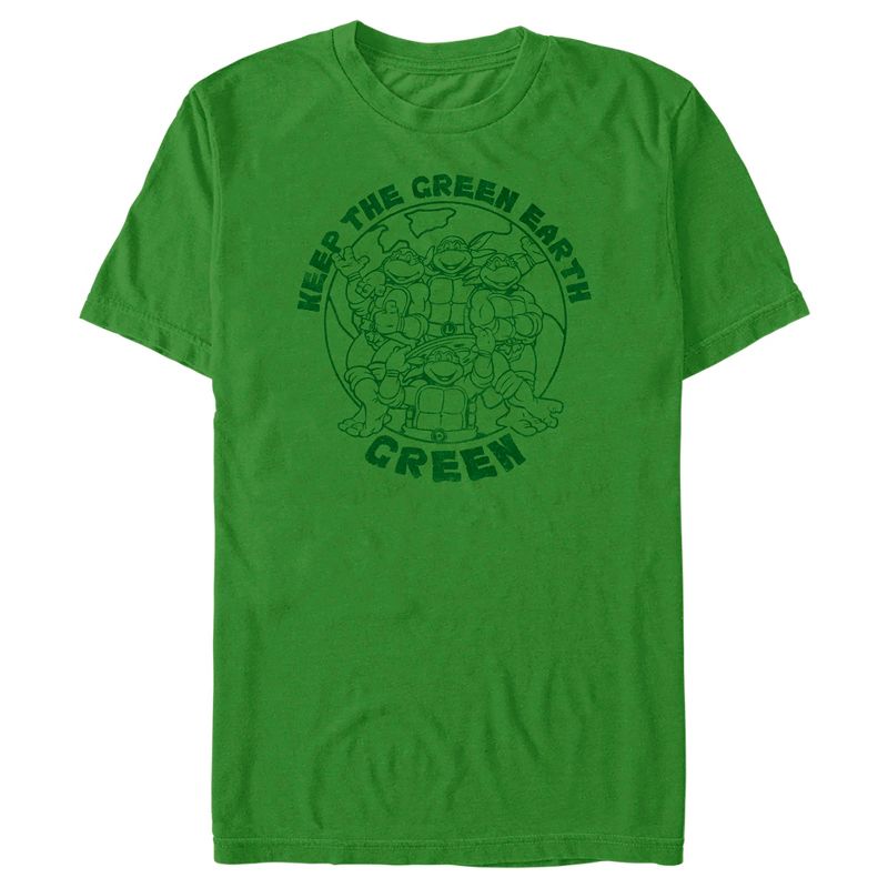 Men's Teenage Mutant Ninja Turtles Keep the Earth Green T-Shirt, 1 of 6