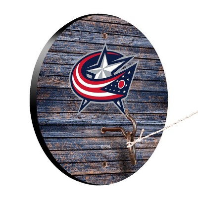 NHL Columbus Blue Jackets Hook & Ring Game Set