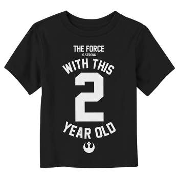 Toddler's Star Wars Force Is Strong With This 2 Year Old T-Shirt