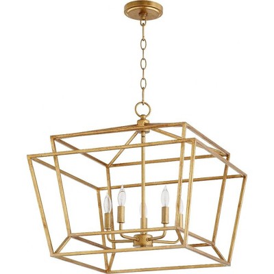 Quorum Lighting Monument 5-Light Gold Leaf Pendant
