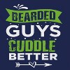 Rerun Island Men's Bearded Guys Cuddle Short Sleeve Graphic Cotton T-Shirt - 2 of 3