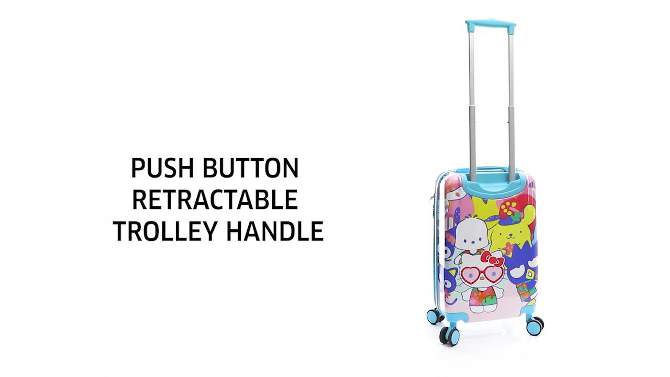 Hello Kitty & Friends Character Group 20” Carry-On Luggage-OSFA, 2 of 8, play video