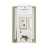 U Brands 11"x17" Modern Wall Organizer Center Linen Bulletin Forest Fog - 3 of 4