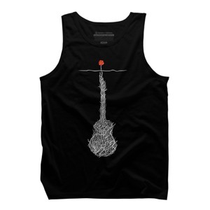 Men's Design By Humans Music Always Finds A Way By NomAdartStudio Tank Top - 1 of 2