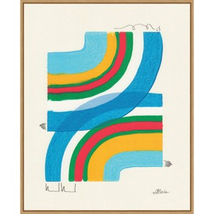 23" x 28" A Plan for Myself by Amber Vittoria Framed Canvas Wall Art Print - Amanti Art: Modern Decor, Hand-Stretched, Lithograph - 1 of 4