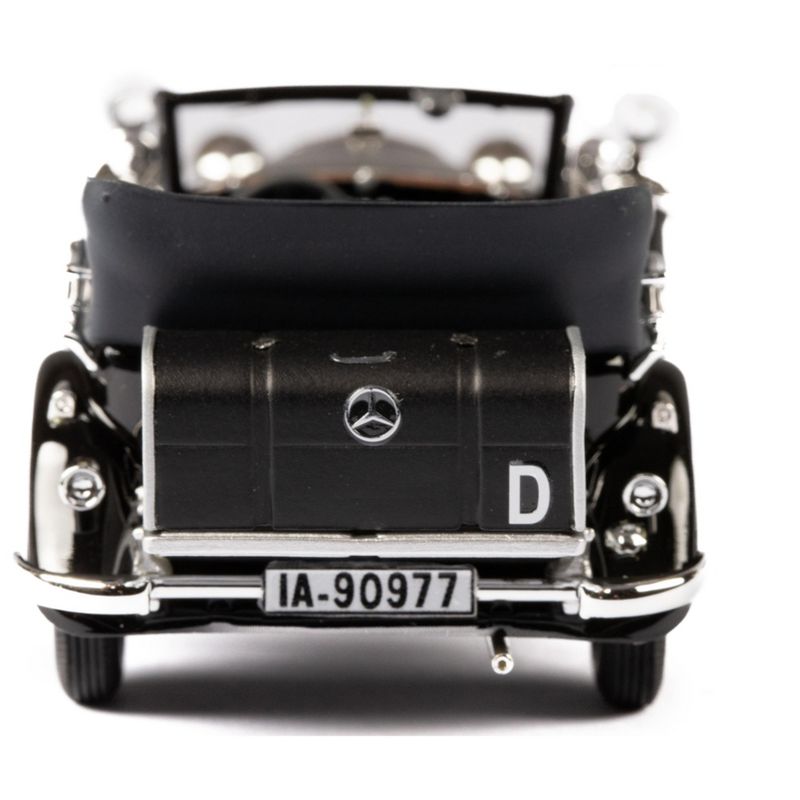 1933-37 Mercedes-Benz 290 W18 Cabriolet D Black Limited Edition to 250 pieces Worldwide 1/43 Model Car by Esval Models, 5 of 6