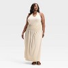 Women's Knit Smocked Maxi A-Line Skirt - Universal Thread™ - 3 of 3