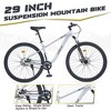 Okak 29IN Single Speed Mountain Bike, Adult Bike with Steel Frame and Front Suspension, Mens Bike for Commuting, Travel, Mountain - 4 of 4