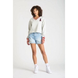 MLB Los Angeles Angels プルオーバーXL MLB Los Angeles Angels Women's Champion Boxy Sweatshirt - XL : Target