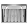 Cosmo COS-QS75 30 in. Haven Collection 500 CFM Ducted Under Cabinet Range Hood, Touch Controls, LED Lights, Stainless Steel - 4 of 4