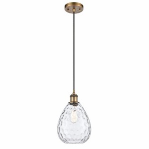 Waverly - 1 Light Cord Hung Mini Pendant In Industrial Style-12 Inches Tall and 8 Inches Wide - 1 of 1