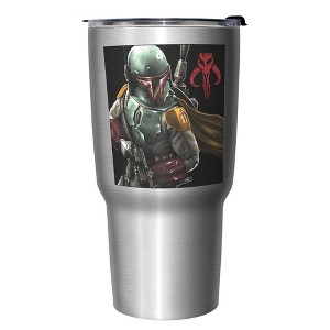 Star Wars Warrior Boba Stainless Steel Tumbler w/Lid - 1 of 3