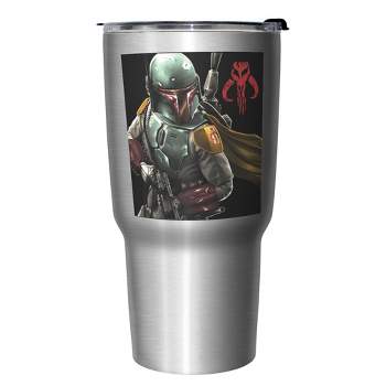 Star Wars Warrior Boba Stainless Steel Tumbler w/Lid