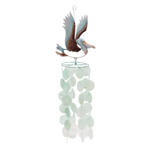 Beachcombers Stork Capiz Chime - 1 of 3