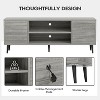 LACOO 58" Modern Simplicity TV Stand Media Console Fits TV's up to 65" - 3 of 4