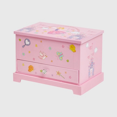 Girl's Ballerina Music Box Pink Musical Jewellery Box - Loula and Deer