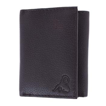 CTM Men's Leather Trifold Wallet