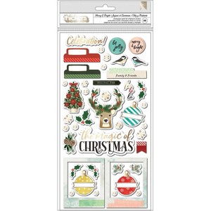 Thickers Vicki Boutin Warm Wishes Merry & Bright Stickers, 98pcs - 1 of 2