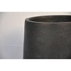 17.3" Tall Lightweight Concrete Modern Outdoor/Indoor Planter Charcoal - Rosemead Home & Garden, Inc. - 4 of 4