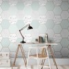 Earthen Mint Green Geometric Paste the Wall Wallpaper - 2 of 4