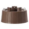 Gardenised Brown Plastic Christmas Tree Stand With Screw Fastener - 2 of 4