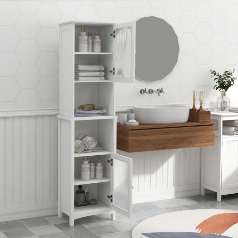 Organnice Narrow Tall Slim Floor Bathroom Cabinet, 2 of 5