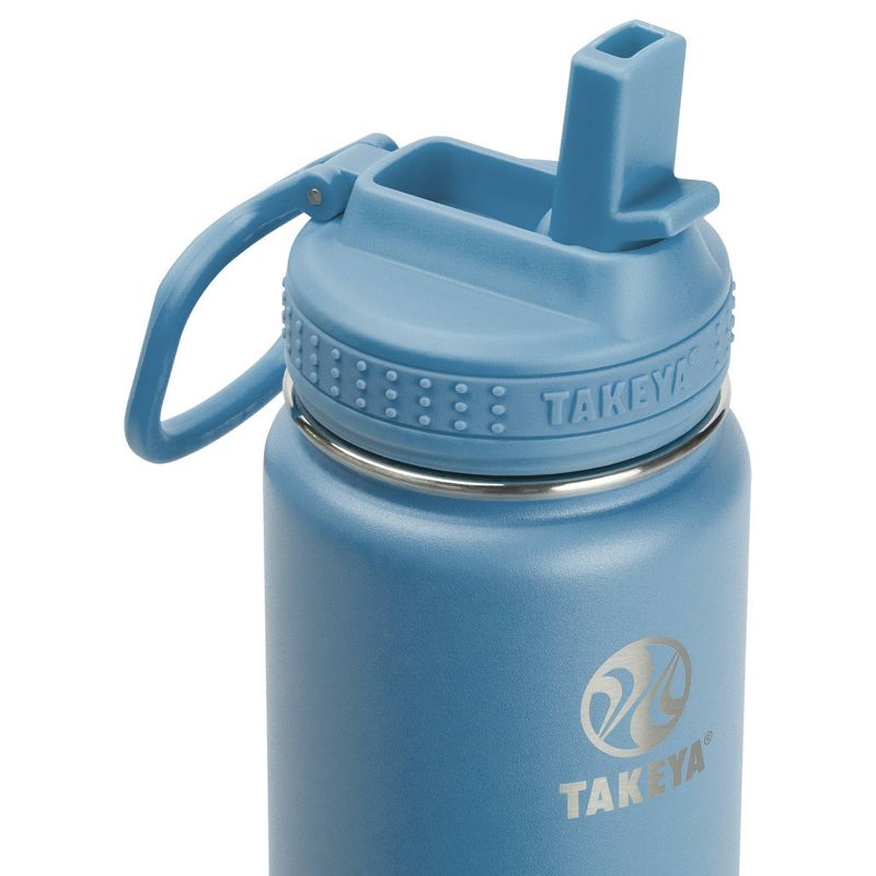 Takeya 18oz Actives Insulated Stainless Steel Water Bottle with Straw Lid, 3 of 8