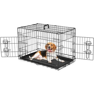 MyDepot Dog Cage with Divider and Leak-proof Tray - 1 of 4