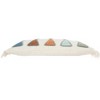 Storied Home Embroidered Cotton Lumbar Pillow with Fringe - 4 of 4