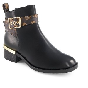 Andrea Women's Fashion Booties with Ankle Buckle 88363 - 1 of 4