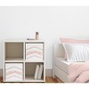 Sweet Jojo Designs Girl Set of 2 Kids' Decorative Fabric Storage Bins Boho Fringe White and Pink - 2 of 4