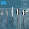 Amefa Soprano 20-piece Flatware Set - Sliver & Black - 2 of 4