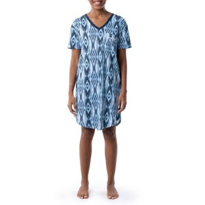 Wrangler Women's and Women's Plus V-Neck Nightgown - 1 of 4