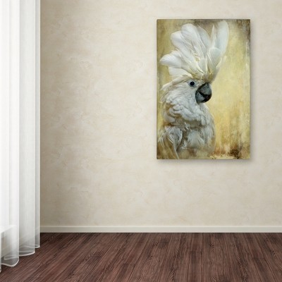 Lois Bryan Cocktoo Portrait Canvas Art with Floater Frame