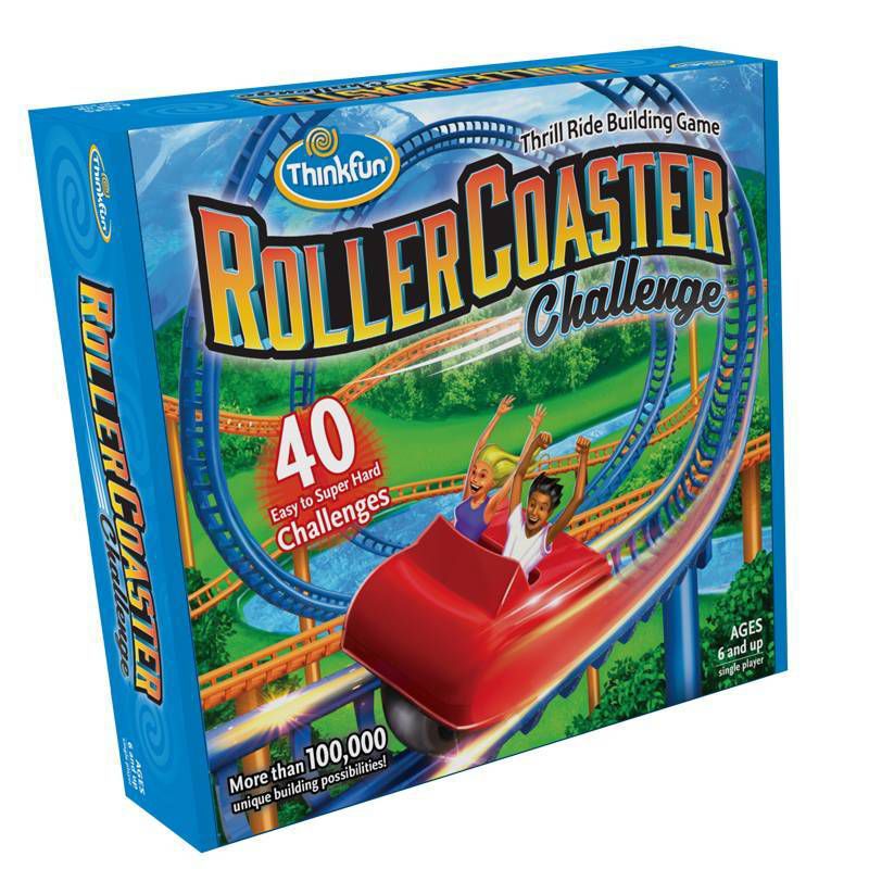 ThinkFun Roller Coaster Challenge STEM Building Board Game, 1 of 5