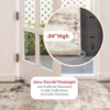 Area Rug Washable Non-Slip Lightweight Floral Vintage Distress Print Rug for Living Room - 4 of 4