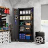 AOBABO 4-Shelf Metal Freestanding Cabinet, Garage Cabinet with Detachable wheels - 4 of 4