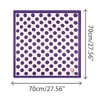 INSPIRE CHIC Women's Polka Dot Square Neckerchief Headband 27.56*27.56 inches(L*W) - 3 of 4