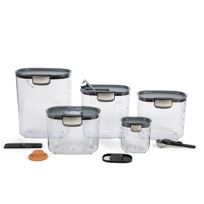 ProKeeper Plus 9-Piece Clear Plastic Airtight Baking Storage Set