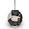 Gotham Steel Cream Ultra Nonstick Ceramic 5.5 Qt Jumbo Cooker Pan with Lid - image 2 of 3