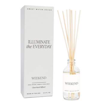 Sweet Water Decor Weekend Clear Reed Diffuser - 3.5oz