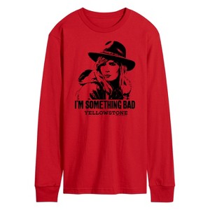 Men's - Yellowstone - I'm Something Bad Long Sleeve Graphic T-Shirt - 1 of 4