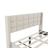 NicBex Queen Size Upholstered Bed Frame with Support Legs for Adults/Boys/Girls,Beige - 4 of 4