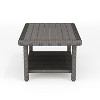 Martha Stewart Bedford 4-Piece Indoor-Outdoor Conversation Set with Patio Sofa, 2 Chairs, and Coffee Table in Rattan Wicker with All-Weather Cushions - 3 of 4