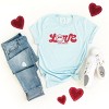 Simply Sage Market S.W.Smiley Love Cursive Short Sleeve Tee - 3 of 4