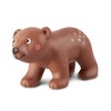 HABA Little Friends Brown Bear Cub - Chunky Plastic Forest Animal Toy Figure - 2 of 2