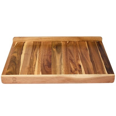 The Lakeside Collection Large Multipurpose Reversible Wood Cutting Board