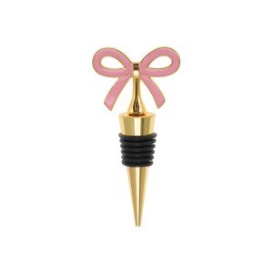 Unique Bargains Bottle Stoppers Thin Bow Style Zinc Alloy Aluminum Alloy TPR 3.82"x1.81"x0.79" 1 Pc - 1 of 3