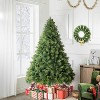 Home Imports Emporium 4.5ft Christmas Tree with Lights, Prelit with Pine Cones, Foot Pedal 561 Branch Tips, 300 Warm Lights and Metal Stand - 2 of 4