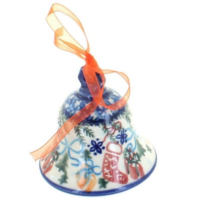 Blue Rose Polish Pottery 31 Vena Medium Bell